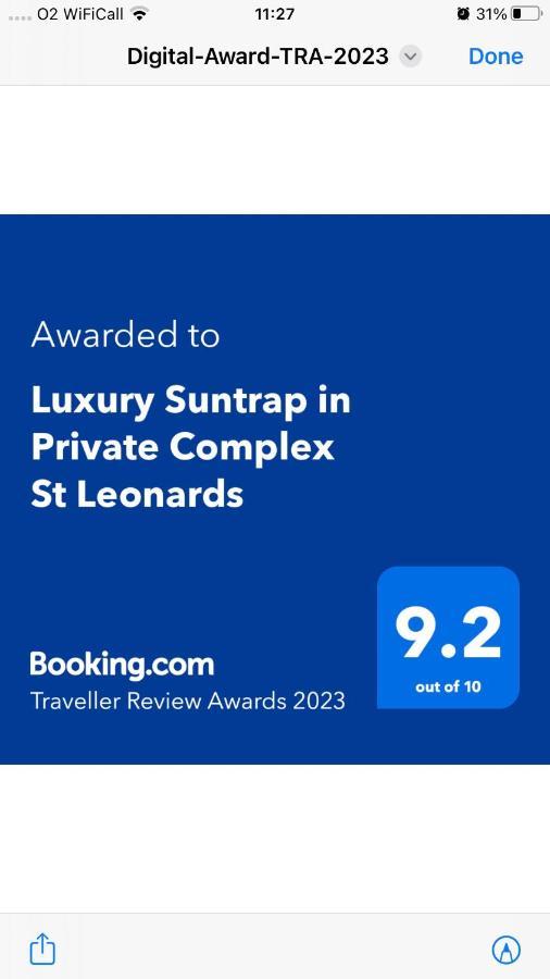 Апартаменты Luxury Suntrap In Private Complex St Leonards Гастингс Экстерьер фото